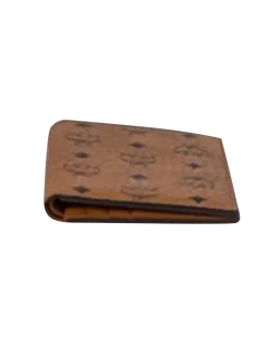 MCM - Tan Visetos Coated Canvas Bifold Wallet