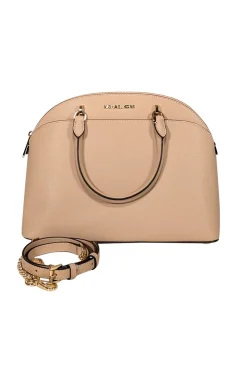 Michael Kors - Beige Saffiano Leather Satchel Bag