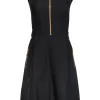 Michael Kors - Black Cotton Fit & Flare Dress Sz 2