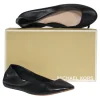 Michael Kors - Black Leather "Halo" Flats Sz 9.5