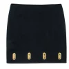 Michael Kors - Black Mini Skirt w/ Gold Grommets Sz 10