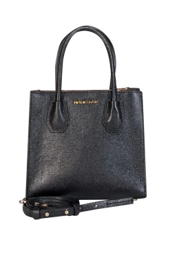 Michael Kors - Black Pebbled Leather Crossbody Bag