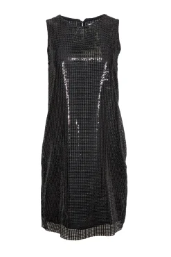 Michael Kors - Black Sequin Sleeveless Mini Dress Sz 6