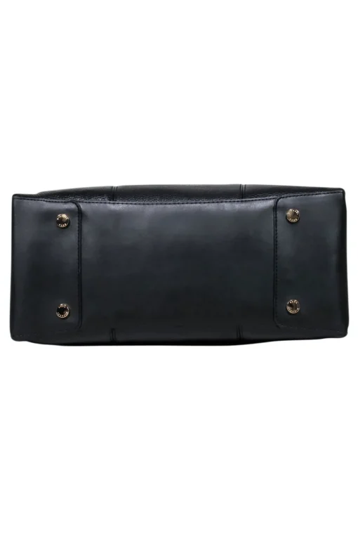 Michael Kors - Black Structured Satchel w/ Crossbody Strap