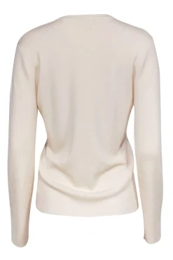 Michael Kors - Cream Cashmere V-Neck Sweater Sz L
