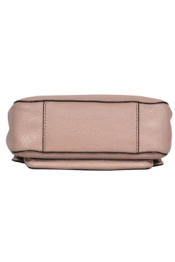 Michael Kors - Light Pink Pebbled Leather Gold Chain Crossbody