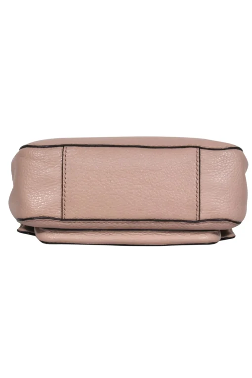 Michael Kors - Light Pink Pebbled Leather Gold Chain Crossbody