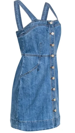 Michael Kors - Medium Wash Sleeveless Overall Dress Sz 0