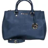 Michael Kors - Navy Saffiano Leather Satchel