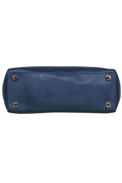 Michael Kors - Navy Saffiano Leather Satchel