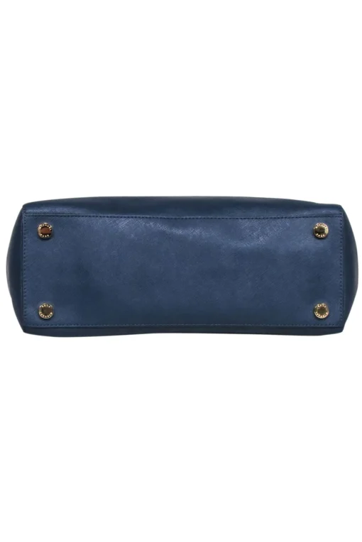 Michael Kors - Navy Saffiano Leather Satchel
