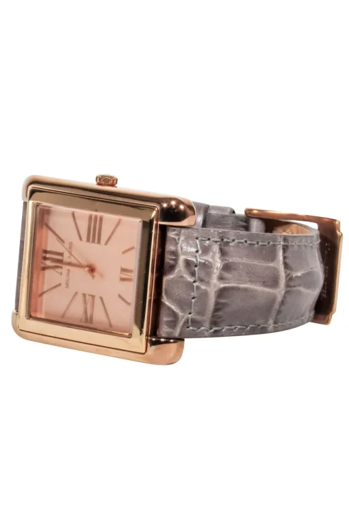 Michael Kors - Rosegold Watch w/ Croc Embossed Band