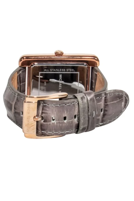 Michael Kors - Rosegold Watch w/ Croc Embossed Band