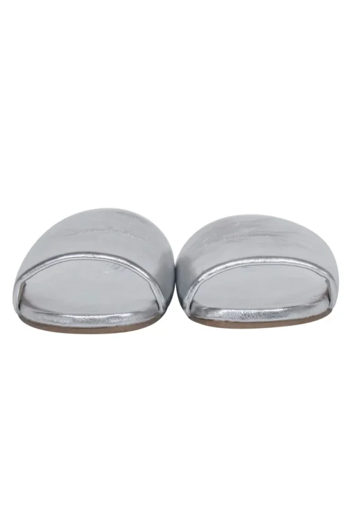 Michael Kors Collection - Silver Slide Sandals Sz 9