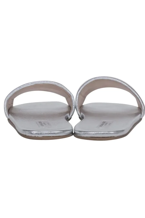 Michael Kors Collection - Silver Slide Sandals Sz 9