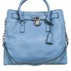 Michael Kors -Light Blue Leather Tote Bag
