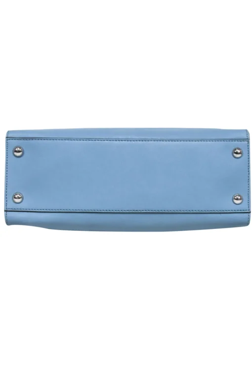 Michael Kors -Light Blue Leather Tote Bag