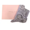 Mignonne Gavigan - Pastel Blue Hand Beaded Silk Scarf