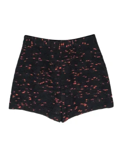 Milly - Black & Pink High Waisted Boucle Shorts Sz 6