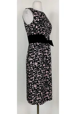 Milly - Black & Pink Printed Dress Sz 4