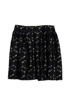 Milly - Black & Tan Marbled Skater Skirt Sz 6