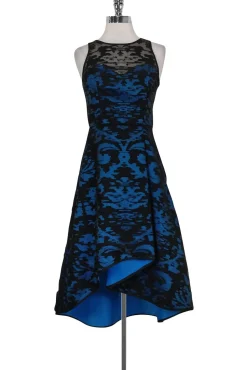 Milly - Blue & Black Mesh Gown Sz 2