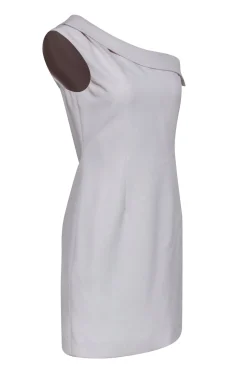 Milly - Cream Sleeveless Off The Shoulder Dress Sz 4