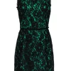 Milly - Green & Black Lace A-Line Dress Sz 10