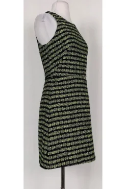 Milly - Green & Black Tweed Dress Sz 6