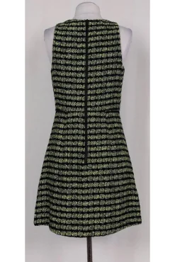 Milly - Green & Black Tweed Dress Sz 6