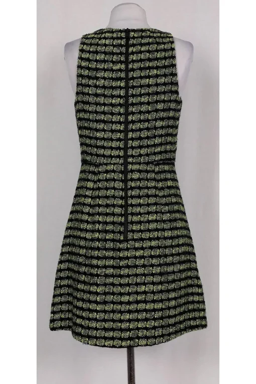 Milly - Green & Black Tweed Dress Sz 6