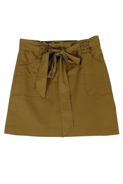 Milly - Khaki Miniskirt Sz 4
