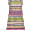 Milly - Neon Multicolor Printed Sleeveless Mini Dress Sz 0