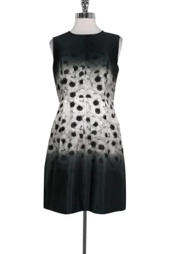 Milly - Ombre Floral Fit & Flare Dress Sz 6