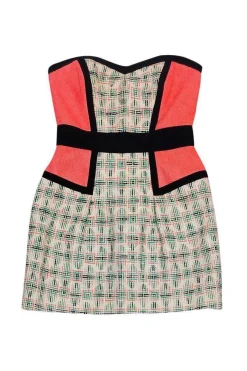 Milly - Pink & Black Mix Tweed Dress Sz 4