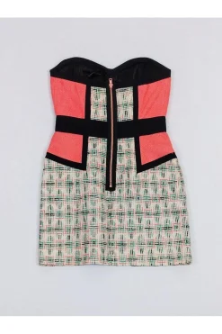 Milly - Pink & Black Mix Tweed Dress Sz 4