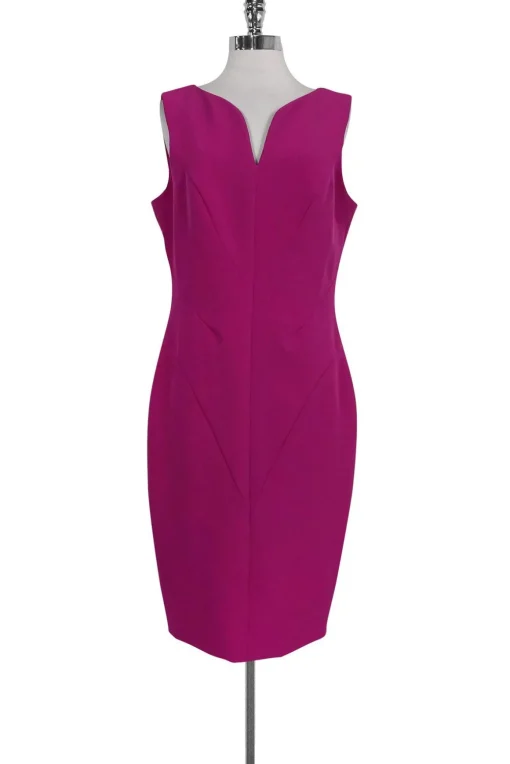 Milly - Pink Chevron Sheath Sz 12