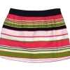 Milly - Pink, Green, Navy & White Striped Skirt Sz 6
