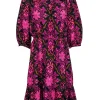 Milly - Purple, Pink, & Green Paisley Print Dress Sz 6