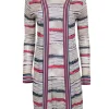 Missoni - Beige, Grey, & Multi Color Print Cardigan Sz 4