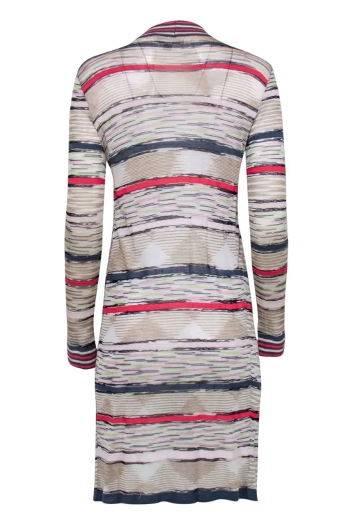Missoni - Beige, Grey, & Multi Color Print Cardigan Sz 4
