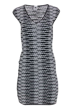 Missoni - Black & White Knit Mini Bodycon Dress Size 0