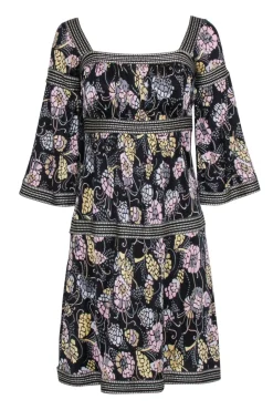 Missoni - Black w/ Pink Floral Print Dress Sz 2