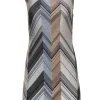 Missoni - Grey & Beige Metallic Knit Tank Sz 4