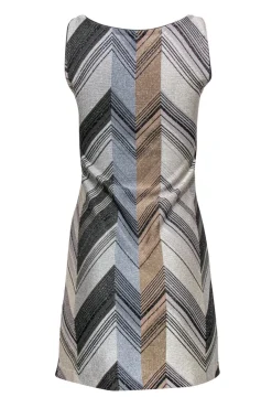 Missoni - Grey & Beige Metallic Knit Tank Sz 4