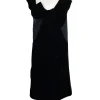 Miu Miu - Black Silk & Velvet Dress Sz 4