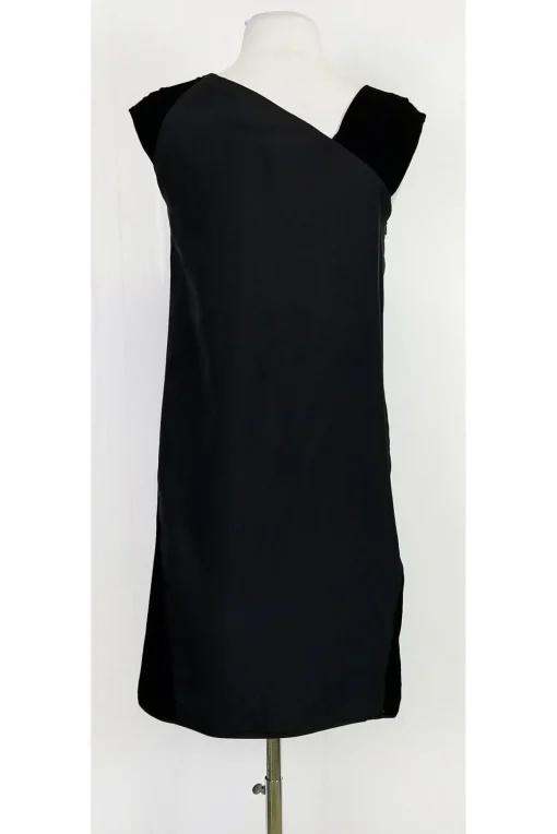Miu Miu - Black Silk & Velvet Dress Sz 4