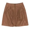 Miu Miu - Brown Zip-Up Windbreaker Miniskirt Sz 4