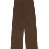 MM Lafleur - Olive Ribbed Knit Straight Leg "Finley" Stretch Pant Sz M