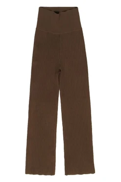 MM Lafleur - Olive Ribbed Knit Straight Leg "Finley" Stretch Pant Sz M